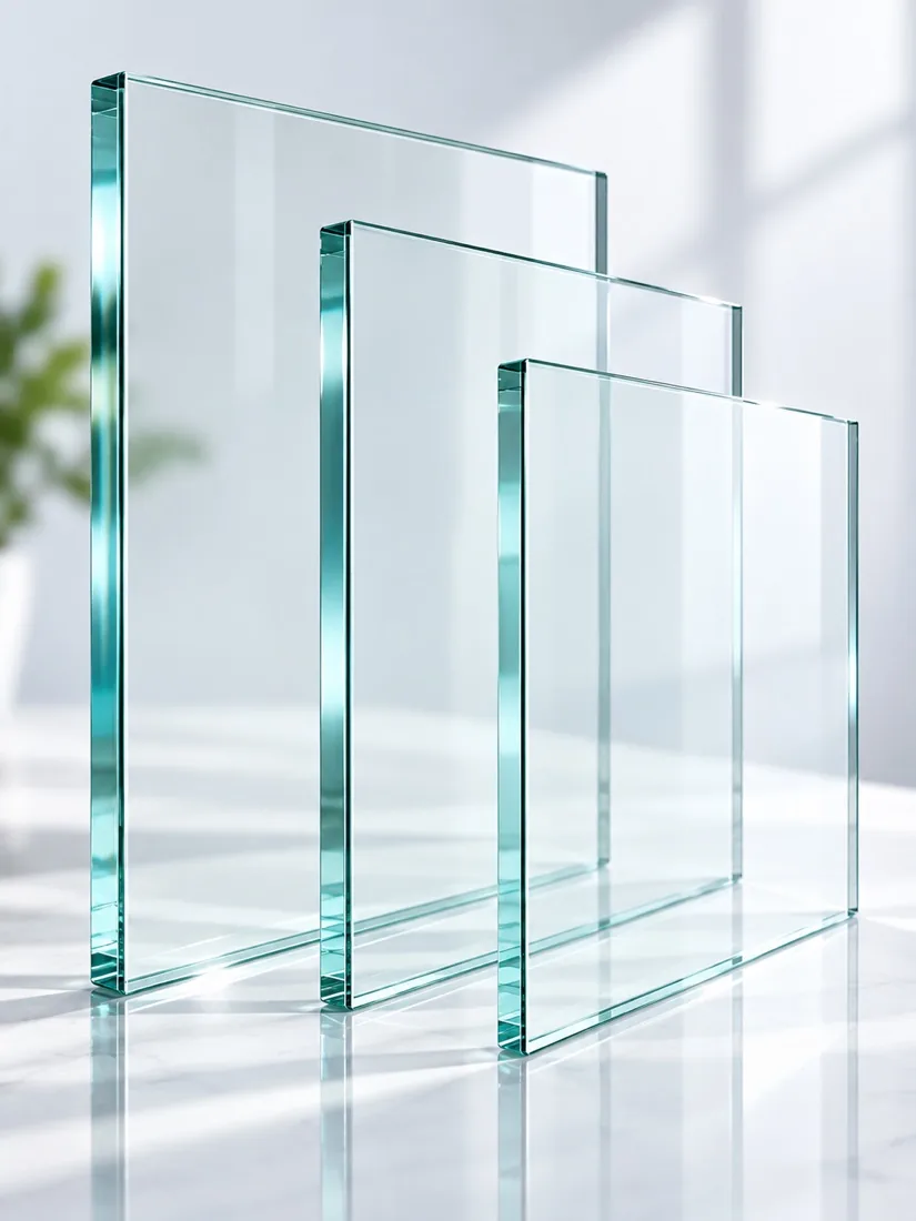Extra clear float glass